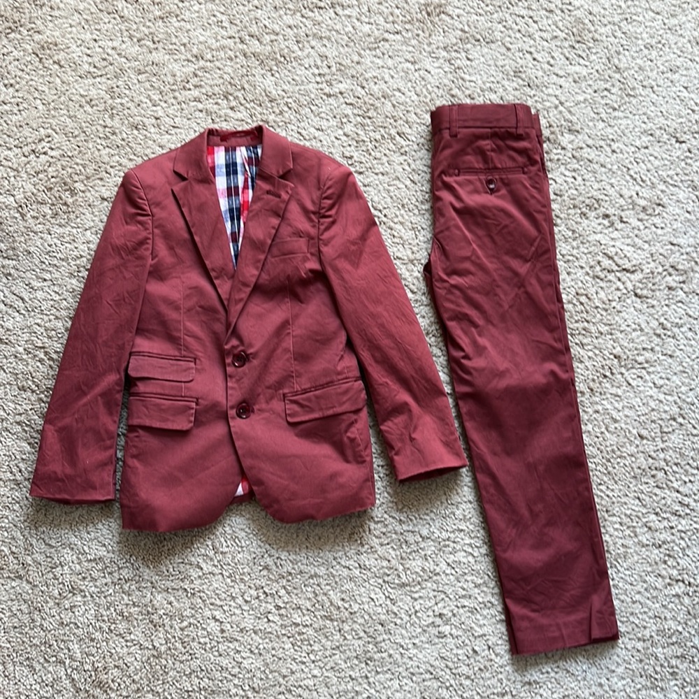 Isaac mizrahi slim cut boys full suit size 7